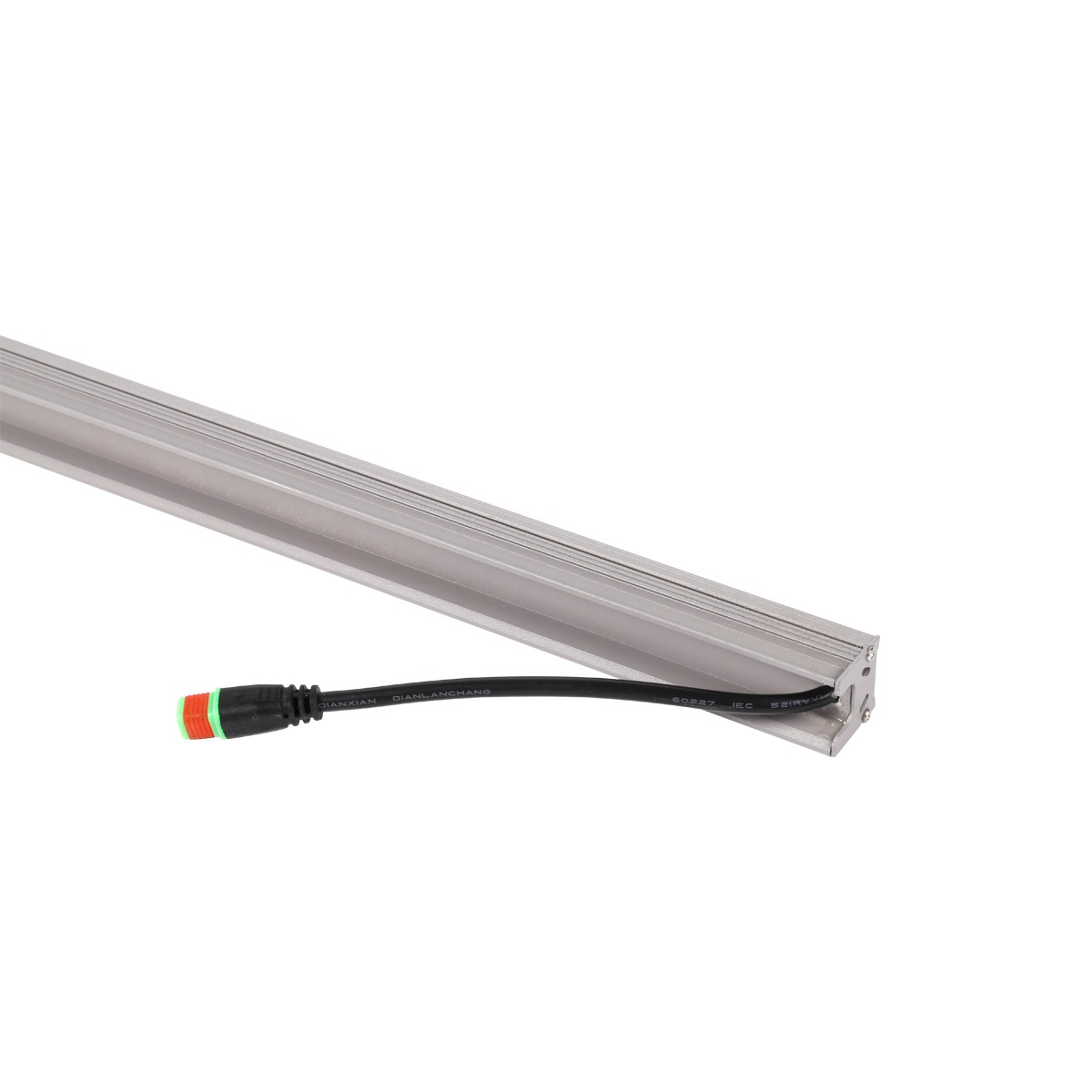 led wall washer 5050 low-power outdoor linear light lamp slot PC cover led linear light