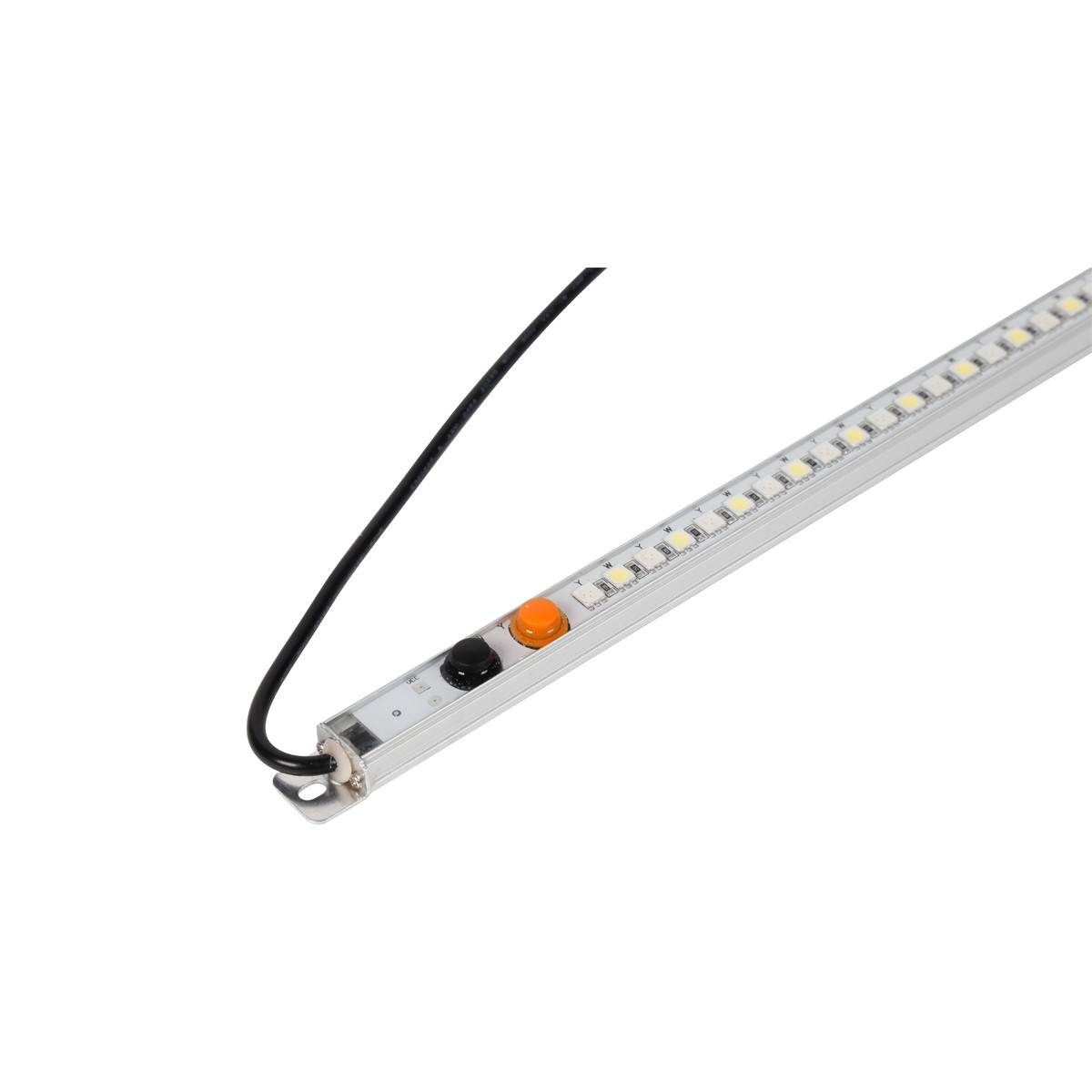 Silver 5050 dual-switch LED hard light bar low voltage 12V with magnet, easy to install and simple L