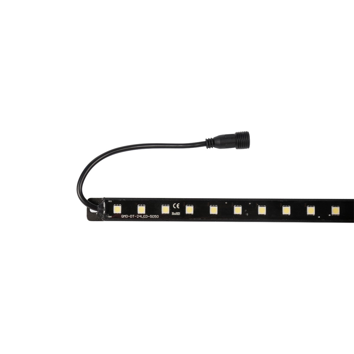 Black shell LED waterproof rigid light bar L-shaped plug low voltage 12V outdoor contour LED light b